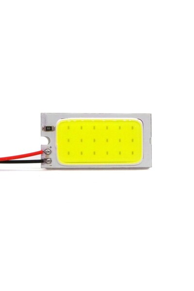 motoLEDy 2pcs 40mmx20mm COB COB LED panou 12V T10, SV8.5, T4W 350lm