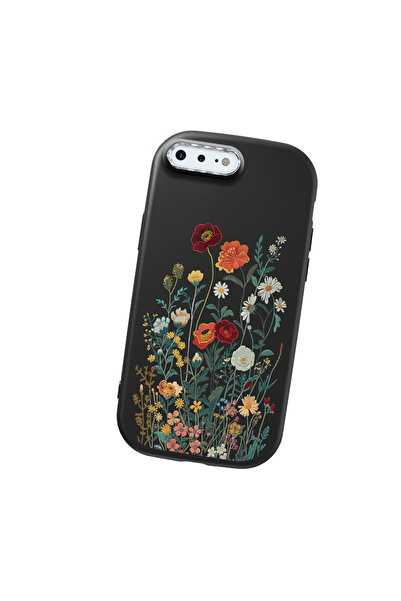 Hontinga iPhone 8 Plus Compatible Black Soft Silicone Phone Case with Camera ...