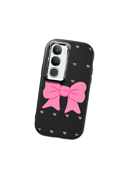 Hontinga حافظة هاتف من السيليكون الناعم باللون الأسود متوافقة مع كاميرا Vivo ...