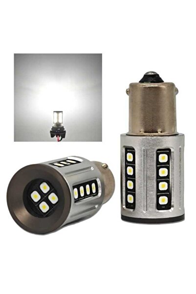 motoLEDy P21W LED bec BA15S 12V fără defect 2600lm alb 2 buc.