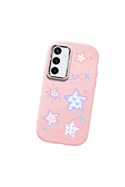 Hontinga حافظة هاتف سامسونج جالاكسي S23 Fe متوافقة مع الكاميرا، مصنوعة من الس...