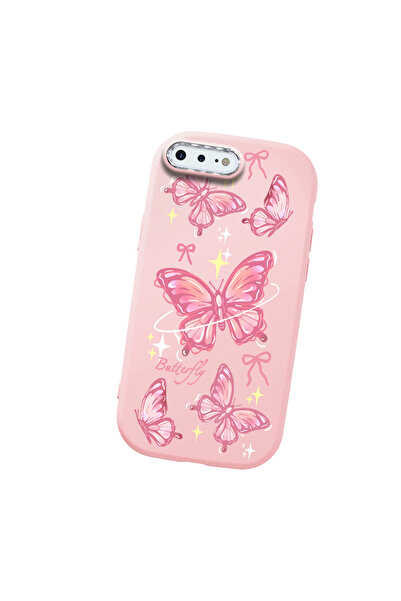 Hontinga حافظة هاتف من السيليكون الناعم باللون الوردي متوافقة مع هاتف iPhone ...