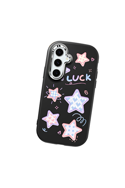 Hontinga حافظة هاتف سامسونج جالاكسي S24 FE متوافقة مع الكاميرا، مصنوعة من الس...