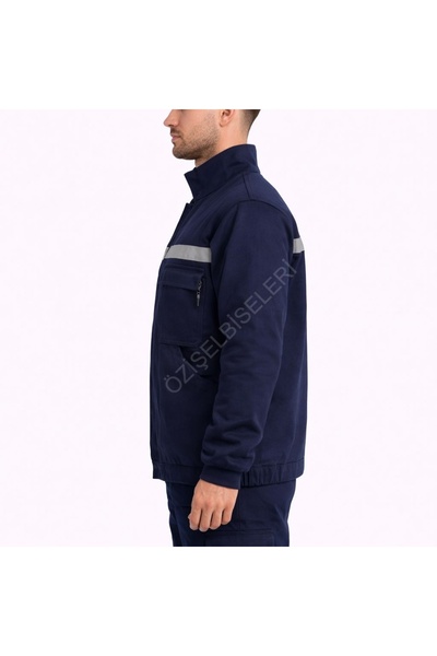 MODA Work Coat 7/7 g Gabardine K Quilted I Winter Worker Coat 4 Ce Pocketed w...