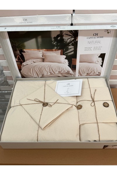 Capital Home Duvet Cover Set 100%P Cotton U Double Size