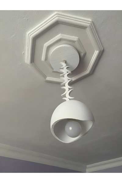 ALLHEDİYECİLİK Modern LED Salon Avizesi Dekoratif Lüks Avize Siyah / Gold