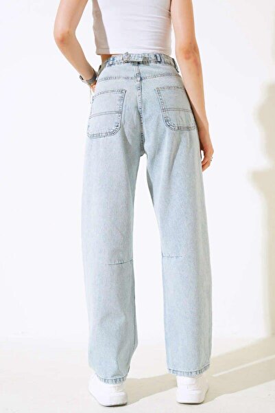 SU SHE SEZON NOU DETALII ARKA TOKA talie înaltă MODEL SALASH LARG ALBASTRU SP...