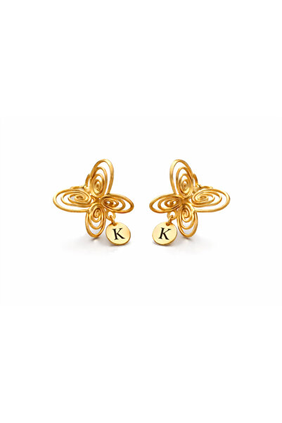 Venus Design Füsun - Lettered Butterfly Earrings