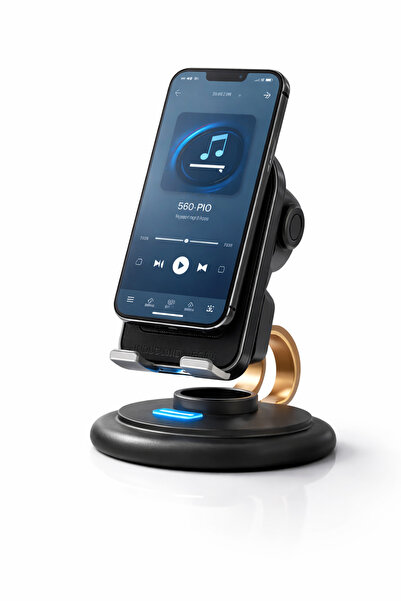 TMZTUNİNG Kablosuz Şarjlı Telefon Standı Hoparlör – Bağlantısız Akustik Ses Y...