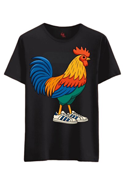 Rabona Fashion Κόκορας της Περιοχής – Σχεδιασμένο T-Shirt / Φανελάκι (Προαιρε...