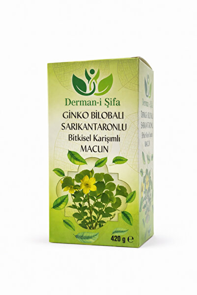 Derman-ı Şifa Ginko Bilobalı Sarı Kantaronlu bitkisel karışımlı macun 420 gr