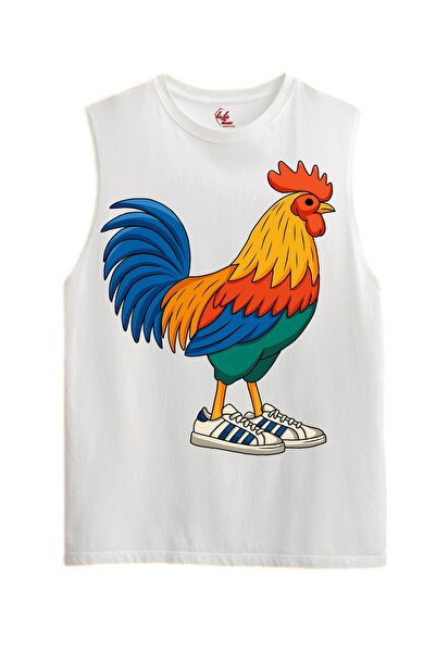 Rabona Fashion Κόκορας της Περιοχής – Σχεδιασμένο T-Shirt / Φανελάκι (Προαιρε...