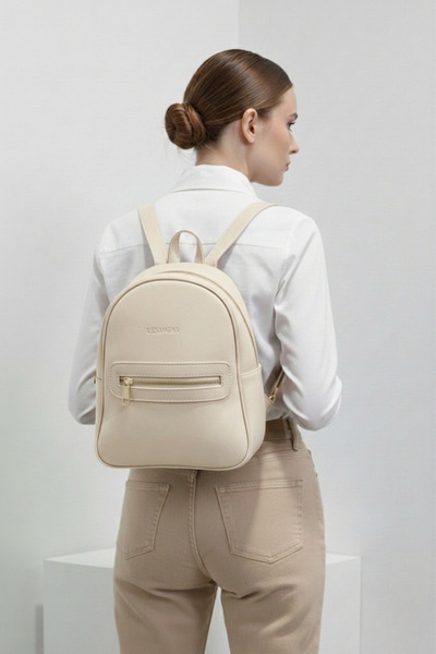 Lesa Wear Ženska crna torba sa 2 odjeljka Ranac