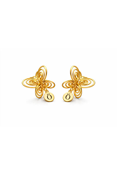 Venus Design Füsun - Lettered Butterfly Earrings