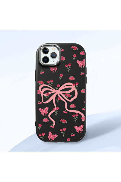 CHICASELUX غطاء هاتف من السيليكون الناعم باللون الأسود مع حماية للكاميرا متوا...