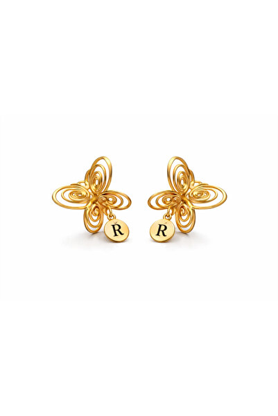 Venus Design Füsun - Lettered Butterfly Earrings