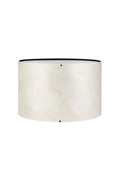 Allians Krem Kabartma Desenli Yedek Lambader Başlığı, Şık ve Pratik Kullanım