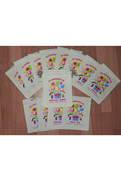 YALCINGRUP Kişiye Özel Bayram Harçlığı Kesem 5'li Paket Büyük Boy (15*20 cm)