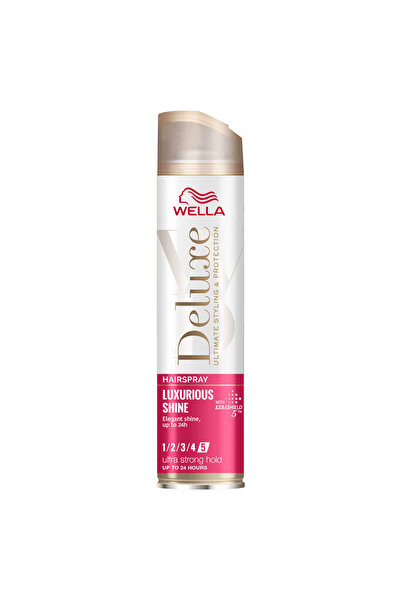 Wella DELUXE Luxurious Shine, fixativ pentru coafat, pentru stralucire, 250 ml