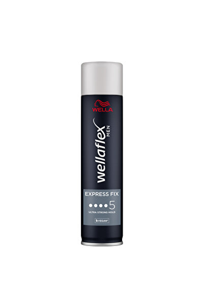 Wella WELLAFLEX Men Express Fix, fixativ pentru coafat, cu fixare ultra puter...