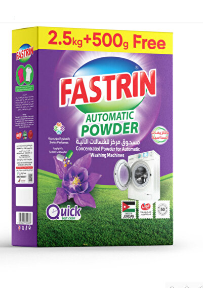 fastrin Detergent Powder Automatic Machine Lavender Purple 2500 g + 500 g free