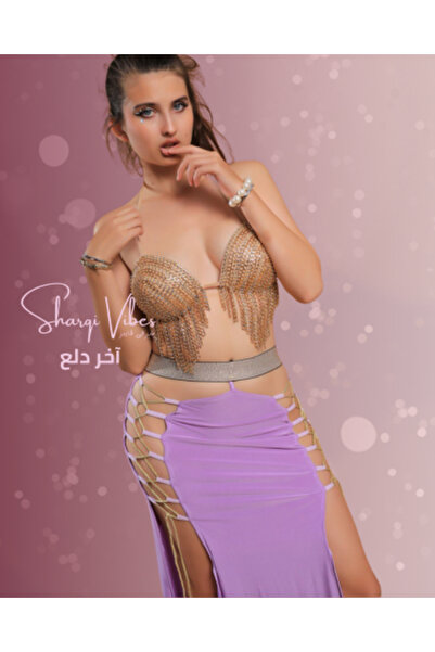 Sharqi Vibes زي رقص شرقي كامل - ذهبي