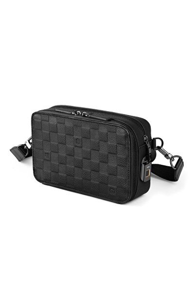 WIWU Master Genuie Leather Serisi Parmak İzi Kilitli Çok Fonksiyonlu Deri Çap...