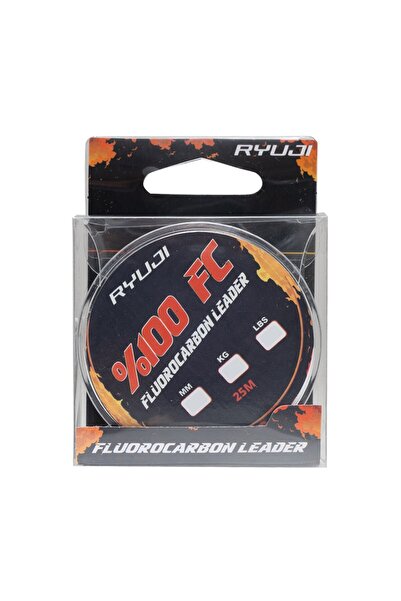 RYUJI Fluoro Carbon 25 M Shock Leader Misina