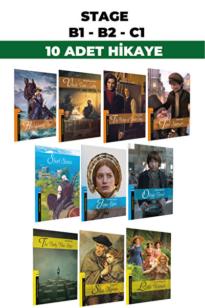 Kapadokya Yayınları English Story (B1-B2-C1) a Total of 10 Books at the Level