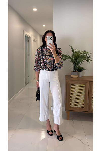 BİRCANÇİL Zr Weras White Front Pocket Detail Jean