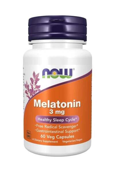 Now Foods Melatonin 3mg - 60 Veg Capsules