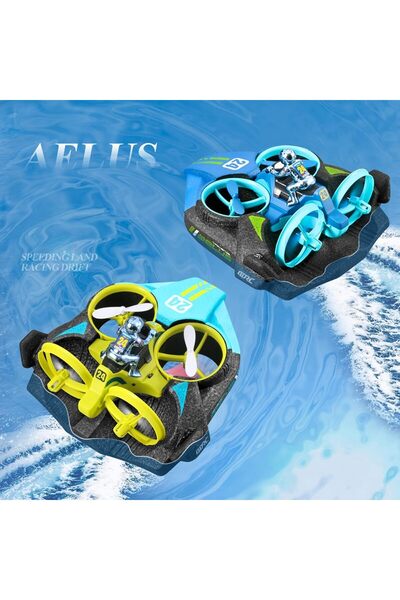 RCDRIFT قارب تحكم عن بعد 3 في 1، قارب حوامة يعمل بالتحكم عن بعد، طائرة بدون ط...