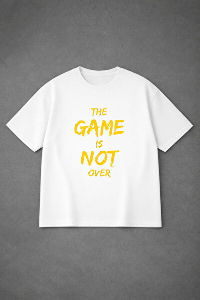 VODEXA Unisex majica prevelikog kroja GAME IS NOT, 100% pamučna majica, udobn...