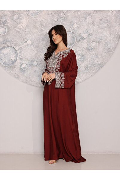 IKKXA Regal Silver Threaded Jalabiya