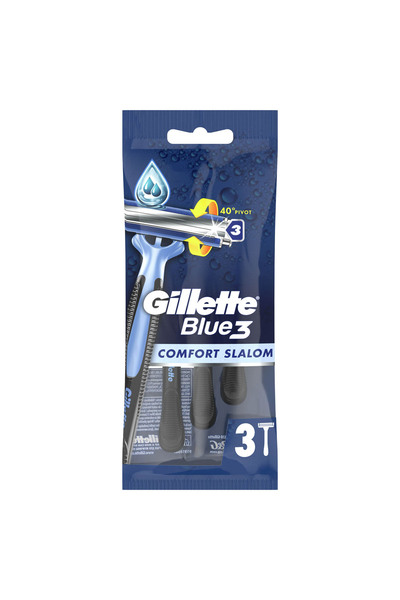 Gillette Blue III Slalom Comfort, aparat de ras, 3 buc