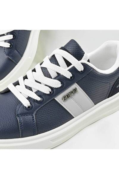 Tmall Pantofi sport bărbătești, din piele, B4073, albastru