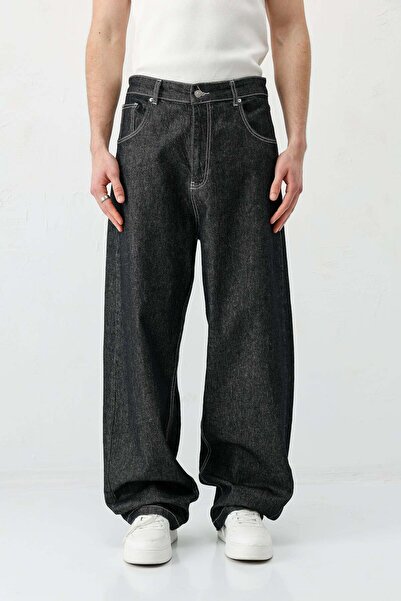 VAMOSCLO SuperBaggy Fit Jean Siyah