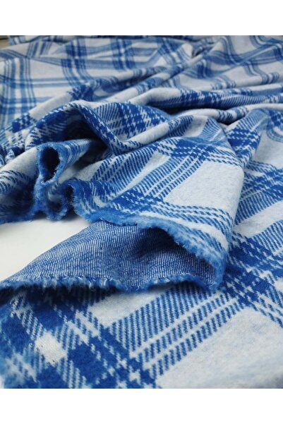 Kumaş Parça أزرق داكن بيج قماش منقش قطعة قماش جاكار محبوك (140x100 سم)