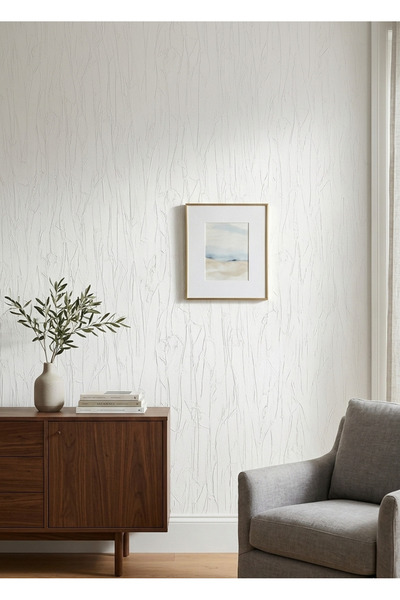 Oskar kendinden desenli simli silinebilir duvar kağıdı 16 metrekare