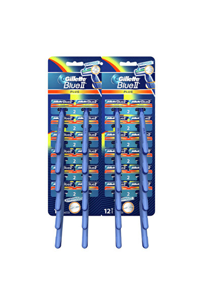 Gillette Blue II Plus Ultragrip, 24 bucăți, aparat de ras, 1 bucată