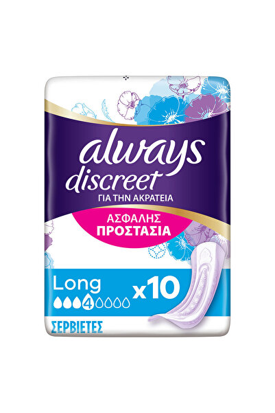 Always Discreet ALWAYS DISCREET, lenjerie incontinenta urinara, Long, 10 buc