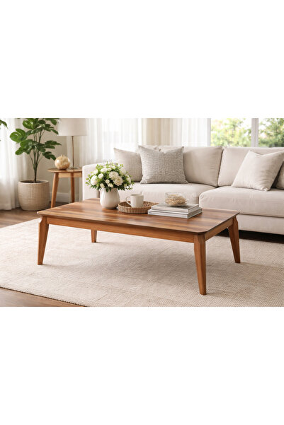 FAMİ HOME |Lotto Modern Orta Sehpa Ahşap Salon Sehpası