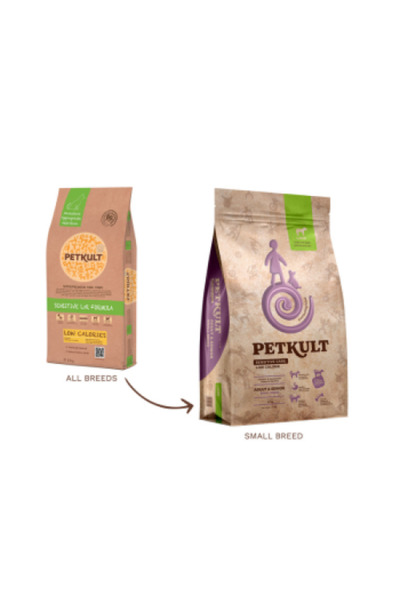 PetKult Sensitive Mini Adult &amp; Senior Low Callories, cu miel si orez, 3 kg