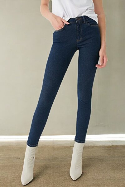 Livik Will Women's High Waist Stretch Fabric Shaping / Sculpting Navy Blue Sl...