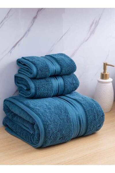 Arabest 3-Piece Cotton Bath Towel Set, Ultra Soft Absorbent Towels for Bathro...