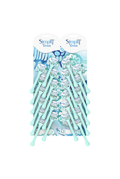 Gillette Venus Simply 2 - 12 buc, aparat de ras, 1 buc