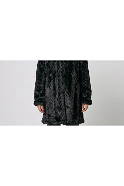 OEM Haină din blană artificială Aurora Neagra