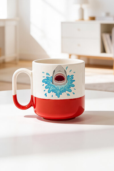 BB TRADE كوب يونس بيك ديزاين سيراميك مطبوع برو سعة 330 مل