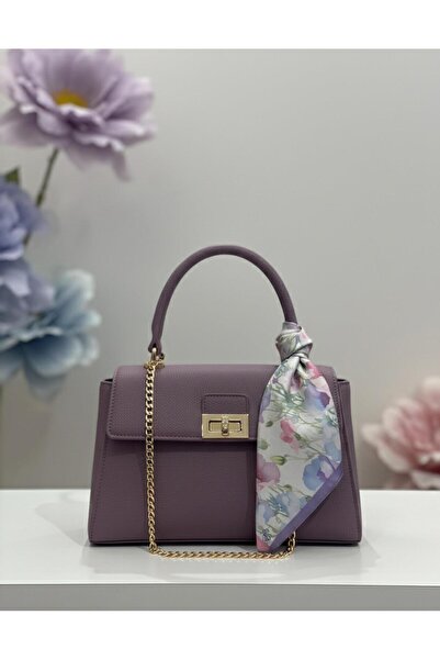 BUSHU وشاح مربع للنساء – منقوش وشاح صغير للشعر، حقيبة وإكسسوارات للرقبة