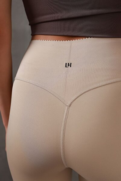 GLAM AURA Women's Black High Waist V Cut Shaping / Sculpting Push up Sports L...